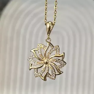 گردنبند خورشیدی طلاروس