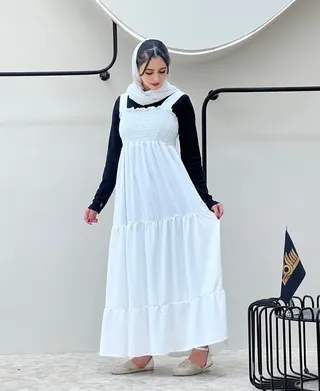 مانتو | مدل ساحلی گیلدا کد 10356 – سفید