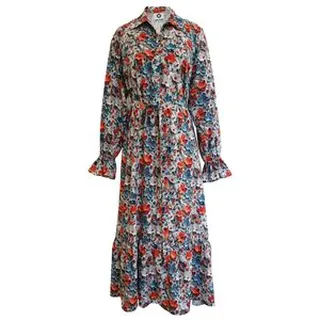 پیراهن ساحلی یقه برگردان زنانه مدل 3 بعدی