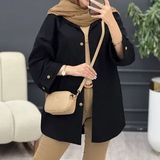 مانتو مدل فرشته جنس لنین نچرال آنزیم شده