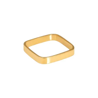 انگشتر طلا 18 عیار زنانه سنجاق مدل مربع کد 3R160 س...