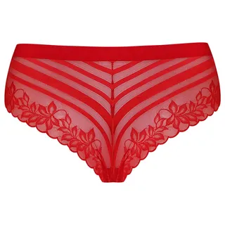 شورت زنانه ماییلدا مدل گیپور گلدار کد 5232 رنگ قرم...