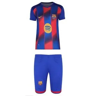 ست تی‌شرت و شلوارک ورزشی پسرانه مدل  بارسلونا طرح یامال کد 2026