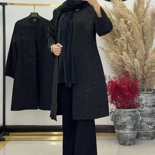 مانتو عمده 48 تا 54 مانتو مزونی مانتو مشکی عمده (پس کرایه)