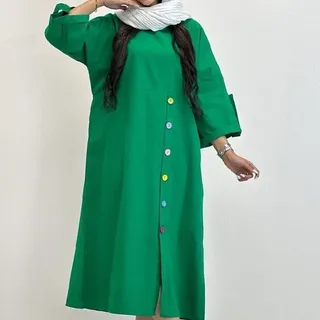 کفتان پیراهنی زنانه و دخترانه لنین نچرال مدل جدید 