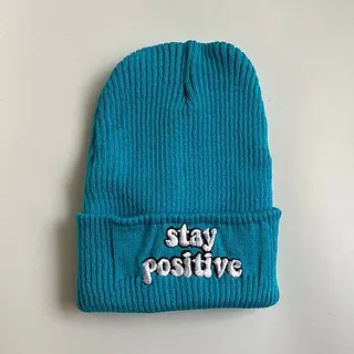 کلاه بافت Stay positive