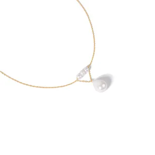 گردنبند طلا مروارید مرلیس