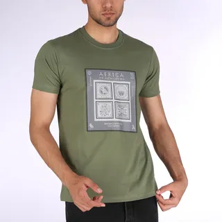 تی شرت آستین کوتاه مردانه مدل M117 رنگ سبز