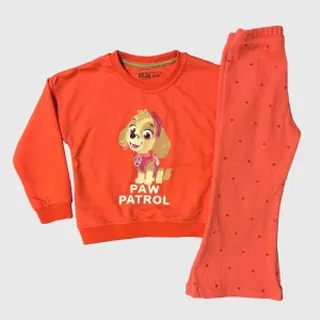 بلوز و شلوار طرح Paw Patrol دخترانه (2 تا 7 سال) کد 628363