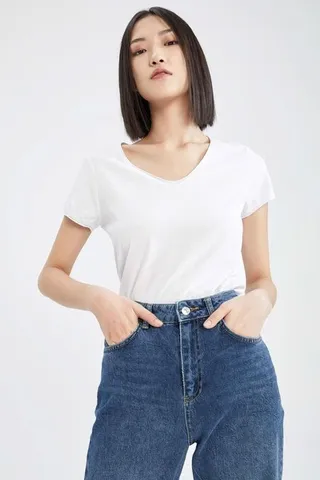 تی شرت آستین کوتاه زنانه دیفکتو