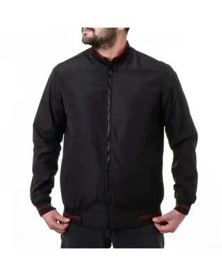 کاپشن مردانه دورو کمرکش مشکی قرمز والیانت استایل Valiant Style کد K101201