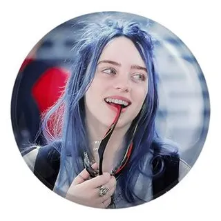 پیکسل خندالو طرح بیلی آیلیش Billie Eilish کد 2655 مدل بزرگ