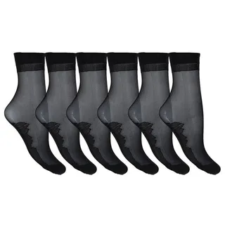 جوراب زنانه کد 005 بسته 6 عددی