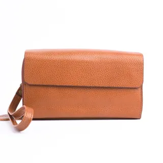 کیف پاسپورتی مردانه طرح 5264 چرم عسلی فلوتر