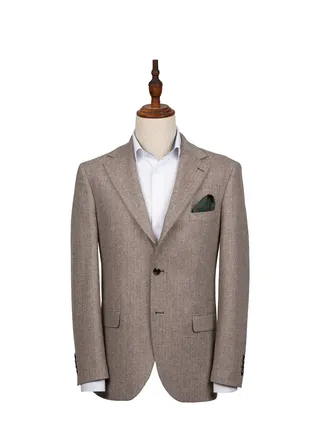 کت تک قهوه ایی ال سی من 14