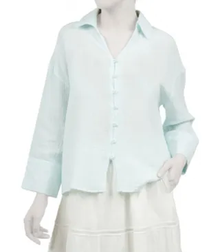 شومیز آستین بلند لینن زنانه جوتی جینز JootiJeans کد 51731614