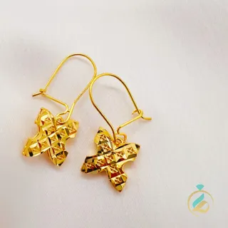 گوشواره طلا طرح طناز یکتاخواه