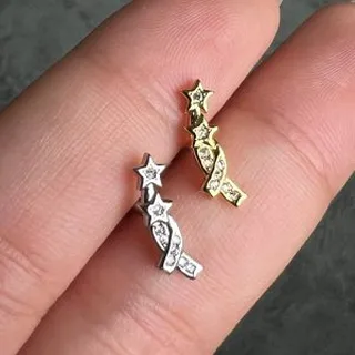 پیرسینگ جواهری طرح ستاره