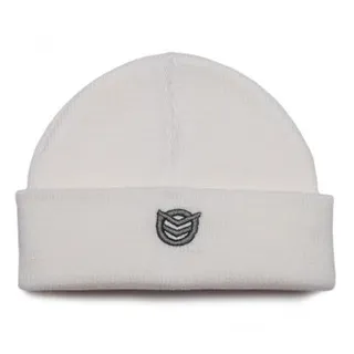 (B003)BONE WHITE BEANIE HAT