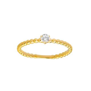 انگشتر طلا 18 عیار زنانه کیا گالری مدل AR523