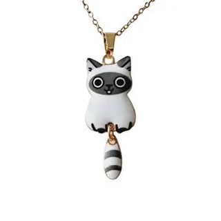 گردنبند زنانه مدل گربه کیتی