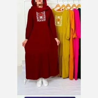پیراهن ساحلی زنانه سایز بزرگ جنس صوفیا با کیفیت فری 38 تا 48 مدل سالومه 