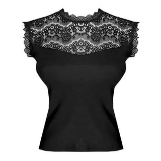 بلوز زنانه مدل یقه دانتل