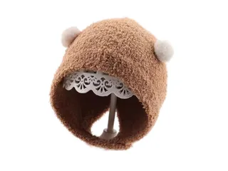 کلاه بافت بوکلر نوزادی زیر دکمه (دور سر 36 cm)