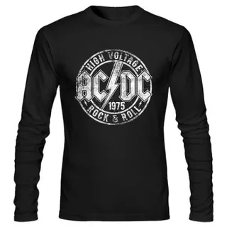 تیشرت آستین بلند High Voltage Rock & Roll AC DC