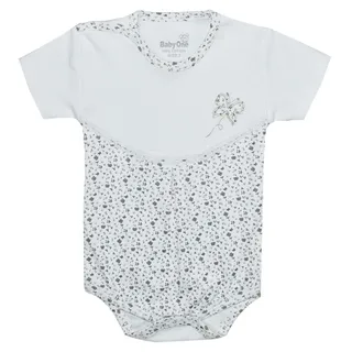 بادی آستین کوتاه نوزادی بی بی وان مدل پروانه کد 3