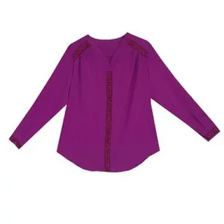 بلوز آستین بلند یقه هفت زنانه مدل jk-1b