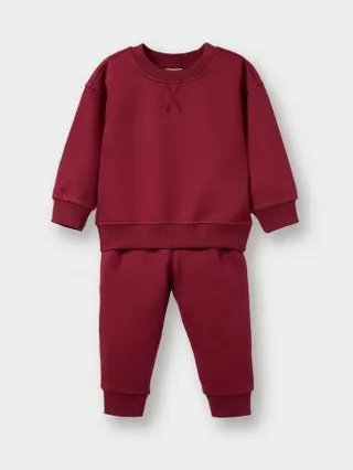 ست لباس نوزادی پسرانه زرشکی دفکتو