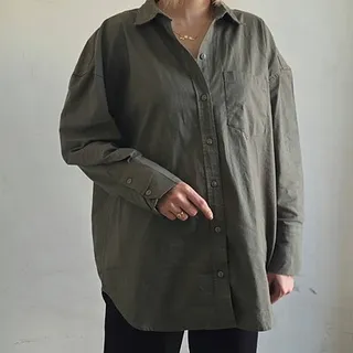 شومیز h&m کتان نخ