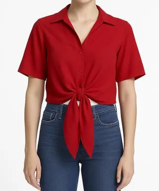 شومیز آستین کوتاه زنانه ادورا مدل 15251719