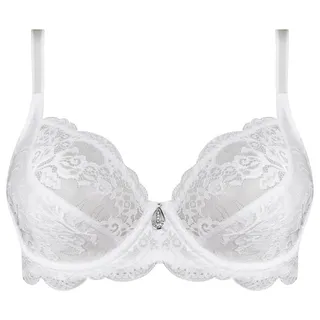 سوتین زنانه لین مدل فنردار کد 4680-513 رنگ سفید