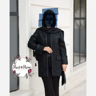 مانتو مزونی زنانه دخترانه ماهدخت زنانه دخترانه ژاکارد مناسب 38 تا48