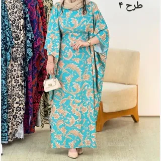 پیراهن ساحلی زنانه ودخترانه مدل توران 