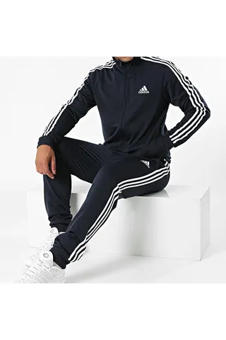 adidasلباس ورزشی روزانه مردانه M 3S Tr Tt Ts GK9658 آبی سرمه ای