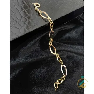 دستبند اسپرت زنجیری سه‌رنگ