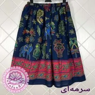 دامن نخی کوتاه بوهو در رنگبندی متنوع(کد1360)