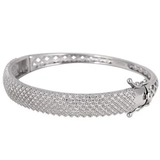 دستبند نقره زنانه کد 180316 AL