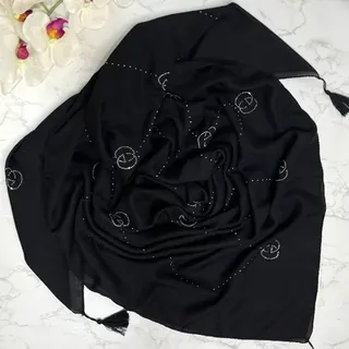 روسری نخ نگین دار