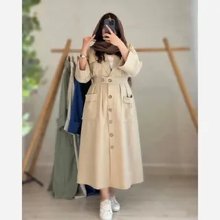 کفتان زنانه مانتو بلند زنانه مانتو قواره دار 