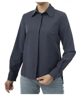 شومیز زنانه سرمه ای سرژه Serge کد 207367