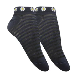 جوراب ساق کوتاه زنانه تن پوش هنگامه مدل شیشه ای گل...