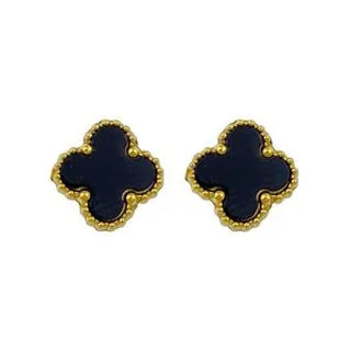 گوشواره زنانه وای اس ایکس مدل گل چهارپر کد E4605