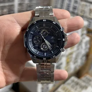 ساعت مردانه کاسیو ادیفایس casio EDIFICE  تاریخ دار رنگ ثابت با جعبه و ارسال رایگان 