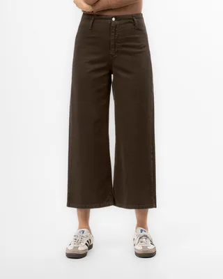 شلوار واید بگ قهوه ای زنانه 3102025 – قهوهای تیره