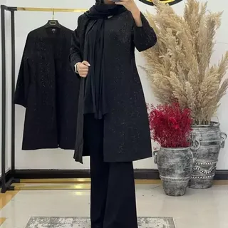 مانتو مجلسی سایز بزرگ شیدا مانتو مجلسی نگین دار مانتو سایز بزرگ