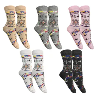 جوراب ساق بلند زنانه تن پوش هنگامه مدل سنتی مجموعه...